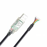 Kabel Serial USB ke RS232 USB-RS232-WE-1800-BT-5.0 dengan Chip FT232RQ Asli, Kompatibel dengan Windows 11 10 8 7 Linux MAC OS