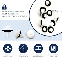 50 pièces de clips compacts en nylon de qualité supérieure pour carrosserie automobile, pièces de rechange pour voiture