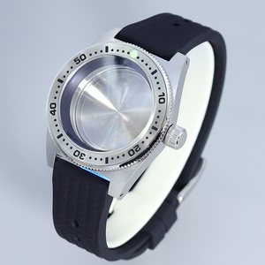 คุณภาพสูงเคสนาฬิกาสแตนเลส62MAS 40มม. กันน้ำ100ม. สำหรับนาฬิกา <span class=keywords><strong>Seiko</strong></span> <span class=keywords><strong>MOD</strong></span> <span class=keywords><strong>NH35</strong></span> NH34เคลื่อนไหว NH36 28.5มม. หน้าปัดดำน้ำ - Product Image 2