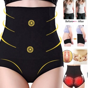Delle donne di Alta Vita Trainer Tummy Maglia Del Merletto Butt Lift Mutandine Forma Breve Senza Soluzione di Continuità Biancheria Intima Tummy Controllo del Corsetto Più Il Formato - Product Image 2