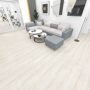 Carreaux de sol en porcelaine rustiques effet <span class=keywords><strong>bois</strong></span> moderne 200x1000, <span class=keywords><strong>blanc</strong></span> crème, toucher naturel, surface mate, antidérapants, isolation thermique, pour intérieur - Product Image 4