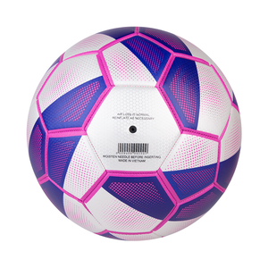 CJ Sports Ballon de football de match officiel en PVC durable de haute qualité Taille 5 Clubs de compétition d'entraînement professionnel disponibles Violet - Product Image 2