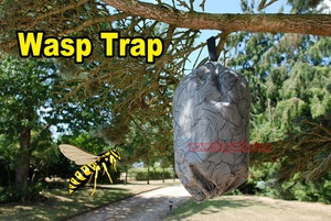 Repellente per vespe a forma di nido a forma di albero da frutto da giardino all'aperto tessuti Non tessuti deterrenti per insetti - Product Image 6