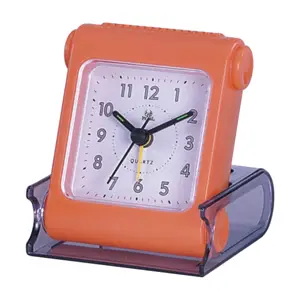 Hot Sell Quartz Alarm Clock Step Clock Movement Pearl BH-03 Flip travel clock study timer learn