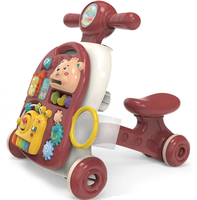 Table de jeu éducative Xindars X5, jouets pour poussette, trotteur musical multifonction 3-en-1 en plastique pour bébé, capacité de charge 20 kg
