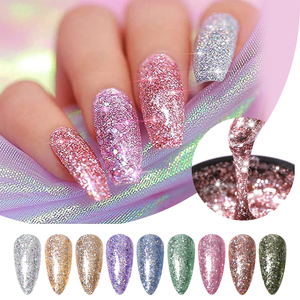 IMTITI Faible MOQ Vernis à ongles <span class=keywords><strong>gel</strong></span> pailleté platine super brillant longue durée à faire tremper, personnalisé, avec FDS, pour application LED UV - Product Image 1