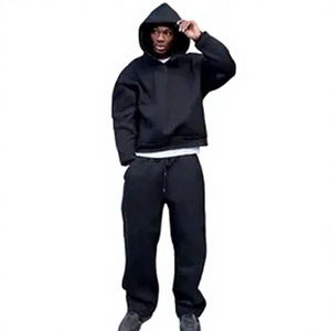 Conjunto de Sudadera con Capucha y Pantalones Deportivos Premium de Alto Gramaje con Lavado Ácido, Diseño Personalizado, Unisex, Oversize - Product Image 2