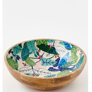 Bol en bois d'acacia naturel de meilleure qualité en gros en vrac Bol à fruits en bois de forme arrondie pour servir les aliments - Product Image 5