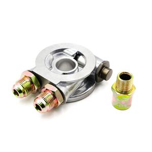 AN10 配件 3/4 "16 UNF 机油滤清器适配器油冷却器过滤器夹层板节温器适配器 - Product Image 1