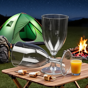 Échantillon gratuit Gobelet jetable transparent Verres à vin en plastique rouge Copa De Vino Verres <span class=keywords><strong>a</strong></span> Boire Bicchieri Vinos - Product Image 5