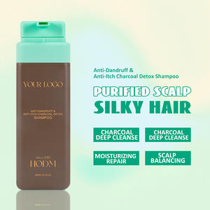 Champú y Acondicionador Personalizados con Romero, Bisabolol, Aceite de Árbol de Té y Menta, Anticaspa, Antifrizz y Suavizante para Cabello Graso - Product Image 1