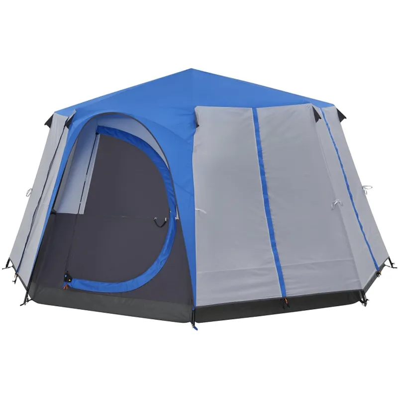 Een Slaapkamer Grote Size Achthoekige Tent Familie Outdoor Camping Tent Voor 8 Personen