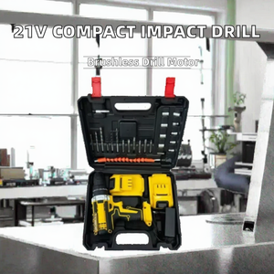 컴팩트 21V 배터리 구동 경량 브러시리스 임팩트 드라이버 <span class=keywords><strong>10mm</strong></span> 인체공학적 핸들 OEM 50Nm 토크 가정용 DIY 가구 조립용 - Product Image 2
