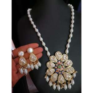 Top Indian Manufacturer Premium Quality Multi Colour Polki Elegant Bridal Fashion <b>Jewellery</b> for Girl - Product Image 4