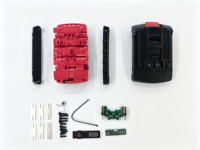 Kit de batterie 18V 5 cellules 18650 - Matériau ABS pour outils électriques