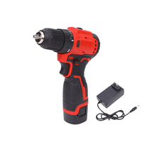 Perceuse-visseuse électrique sans fil avec mandrin sans clé, contrôle de couple réglable, batterie rechargeable et chargeur pour le bricolage à domicile