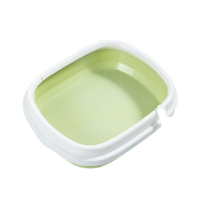Vente en gros de produits pour animaux de compagnie : Bac à litière pour chat coloré et épaissi, en plastique écologique, anti-éclaboussures, avec <span class=keywords><strong>pelle</strong></span> - Product Image 5