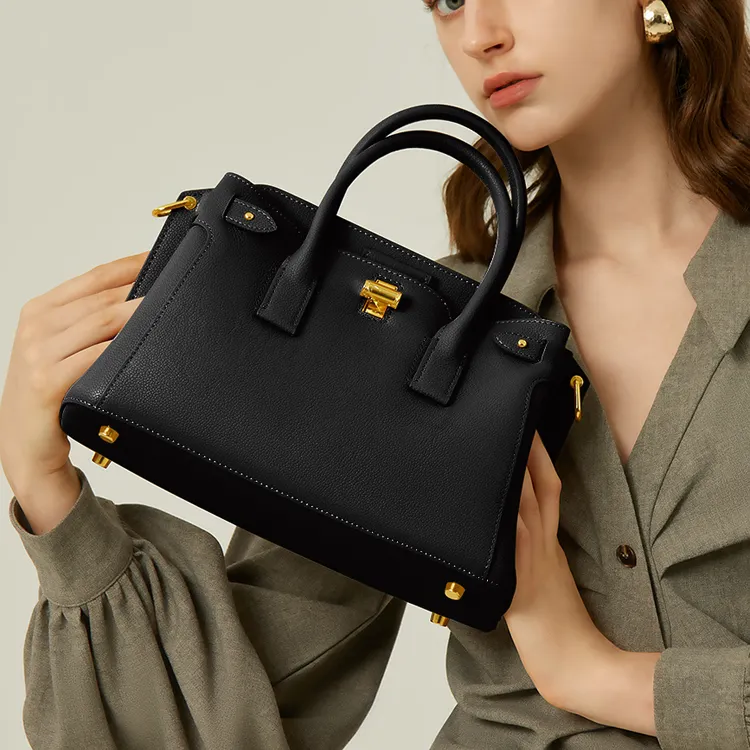 Wholesale handbag suppliers bags women handbags ladies luxury genuine leather custom logo handbag