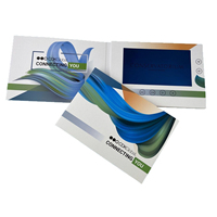 Carte MP3 OEM avec écran LCD IPS 7 pouces, enregistrement vocal, album photo numérique, album vidéo, livre de mariage, enregistreur vocal MP4, carte de vœux