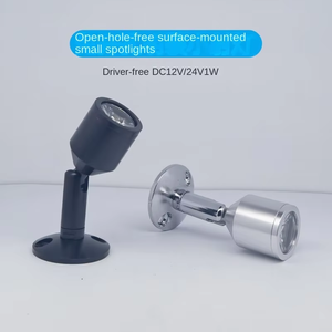 Moderno LED Drive-Free Bajo voltaje 12V Pequeño foco Montado en la pared Control táctil Aluminio Plata 6000K CRI 80 Gabinete de cocina - Product Image 4