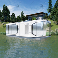 Maison personnalisée de haute qualité à prix bon marché Resort Toilette Restaurant Espace préfabriqué Capsule Maison sur l'eau