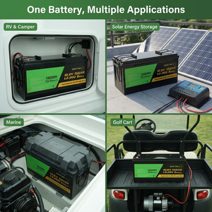 Baterai Lithium 12.8V 150Ah Setara dengan Pengganti Aki Timbal Asam 205Ah 6000 Siklus Grade A LiFePO4 untuk Solar RV Off Grid - Product Image 5