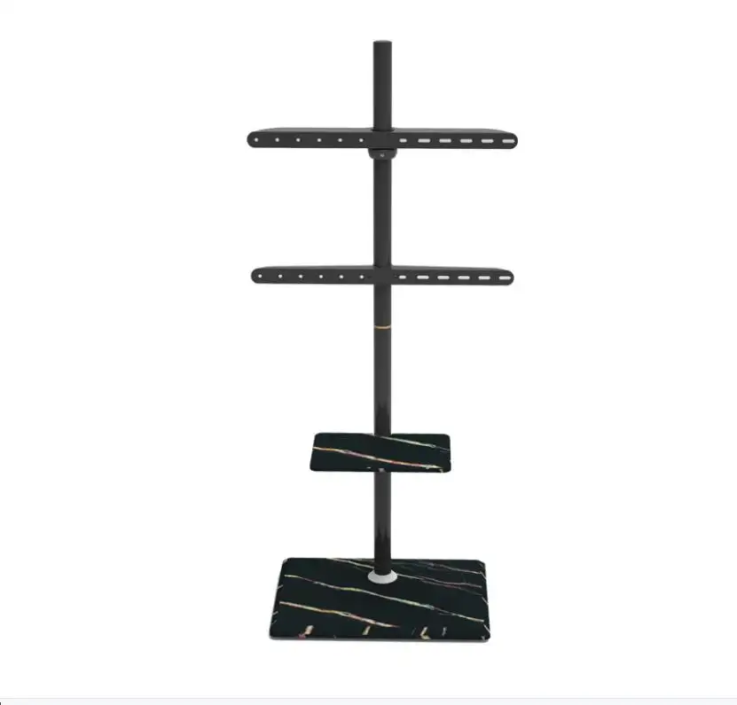 Classic 32 to 75 Load Weight 35kgs Studio TV Floor Stand With DVD Tray