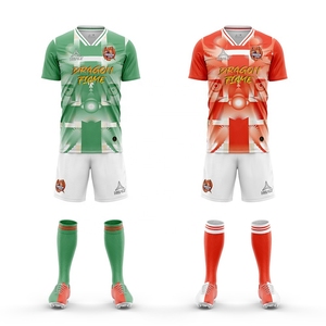 Ensemble d'uniformes de football de haute qualité conçus sur mesure pour les équipes de jeunes garçons comprend des pantalons de maillots coupe automatisée Service OEM - Product Image 3