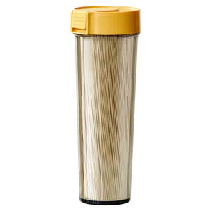 Noodle Storage Box Airtight Cylinder Food Grade Kitchen Container For Pasta Grain Storage Clip On Lid - Product Image 5