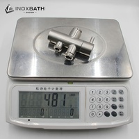 Kit de robinets simples, système de colonne de douche de pluie, robinet d'eau froide, ensemble de douche