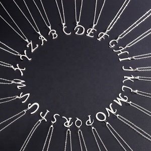 Trendy <strong>S</strong> <strong>Initial</strong> Charm <strong>Necklace</strong> for <strong>Children</strong> Rhodium Plated Sterling Silver with Opal Main Stone Link Chain for Anniversaries - Product Image 3