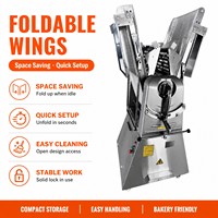 Machine à étaler la pâte industrielle en acier inoxydable pour pâtisseries fraîches, pâtisseries feuilletées, croissants, vente en gros, cuisine commerciale