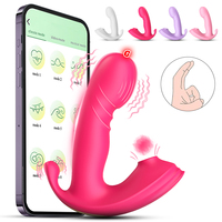 Vibrateur Lapin Portable à Contrôle par APP, Double Stimulation Point G par Aspiration, 9 Modes, Silicone, Rechargeable USB, OEM ODM, Logo Personnalisé