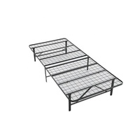 Cadre de lit simple en métal de style moderne pour adultes - Pliable, extensible et convertible, idéal pour les hôtels, les appartements et les hôpitaux