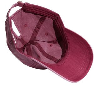 Casquette de baseball populaire style vintage délavée pour le printemps et l'été, idéale pour l'extérieur, avec trou pour queue de cheval pour enfants - Product Image 3