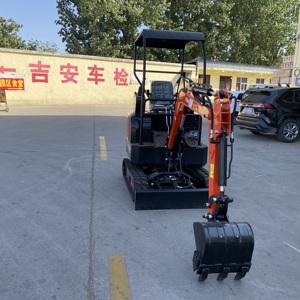 China 1.8ton Mini Excavadora TH18 1700kg Máquina excavadora sobre orugas con motor EPA Precio barato Componentes básicos incluidos - Product Image 6