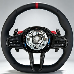 Volante Retrofit con Paddle per <span class=keywords><strong>BMW</strong></span> <span class=keywords><strong>M3</strong></span> G80 G82 M5 F07 <span class=keywords><strong>F30</strong></span> F90 M8 X3m X4m X5m X6m G30 G20 G05 - Product Image 1
