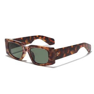 Gafas de Sol Rectangulares Pequeñas para Hombre, Estilo <span class=keywords><strong>Retro</strong></span>, Vintage, Futurista, Y2K, de Alta Calidad, 2024 - Product Image 5