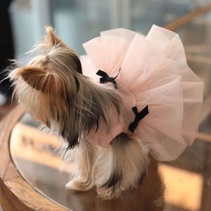 Ropa para Mascotas, Camiseta Transpirable de Poliéster para Verano, Vestido de Novia con Lazo, Princesa <span class=keywords><strong>Yorkshire</strong></span>, Tallas Pequeña/Mediana/XL/XXL para Perro - Product Image 5