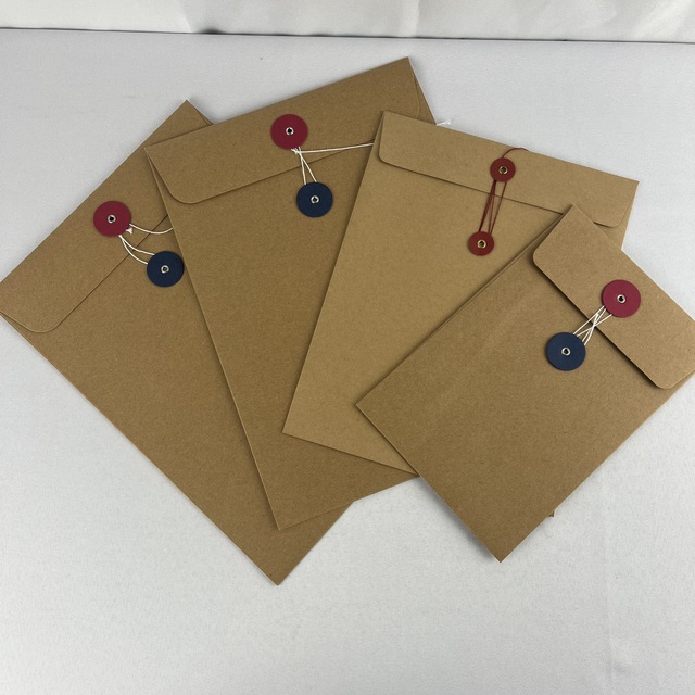 Wholesale Custom CD Cloth Envelope Low Cost Paper Packaging in Cardboard Wallet Style Stylish Paper Envelopes