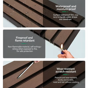 Pannello Murale Esterno CO-07, Resistente agli Agenti Atmosferici, Isolamento Termico, <span class=keywords><strong>Rivestimento</strong></span> Murale in Composito <span class=keywords><strong>Legno</strong></span>-Plastica Altamente Sostenibile - Product Image 4