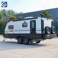 CAMPTRL Nouveau modèle de camping-car, caravane familiale, remorque de camping avec équipements de vie complets, véhicule écologique