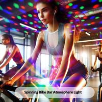 Wiederaufladbare LED Farbwechsel Rotierende Blitzlicht-Fernbedienung Bühnenlicht Mini Kristall-Magiekugel Atmosphäre-Laserlicht
