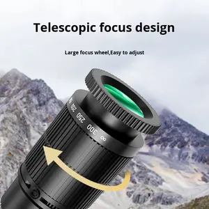 Mini-Monocular de telémetro óptico de alta definición 12x con campo de visión de 50m plástico pequeño para observación de búhos - Product Image 4