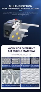 Máquina de colchón de aire en varios idiomas 3801 funciona para diferentes materiales de burbujas de aire Pantalla táctil inteligente Tiempo de trabajo prolongado - Product Image 6