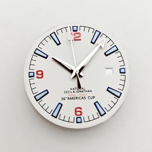 OEM ODM Accessoires de cadran de montre personnalisés LOGO Cadran et aiguilles 33 mm Ensemble compatible avec les mouvements 8215 2813 - Product Image 3