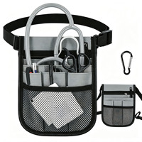 Sac banane unisexe léger et imperméable en polyester à motif dessin animé pour infirmières, pochette de rangement utilitaire pour infirmières avec fermeture éclair