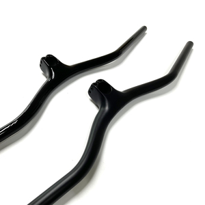 Guidon de vélo en fibre de carbone noir mat intégré guidon vtt pièces de vélo - Product Image 5