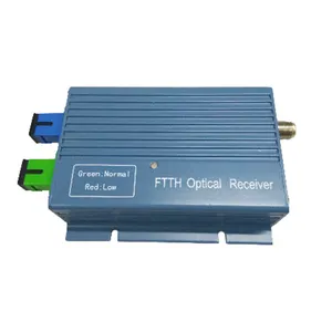 厂家直销FTTH迷你有源光接收器电缆CATV 2端口WDM 1310/1550nm光缆节点价格低廉