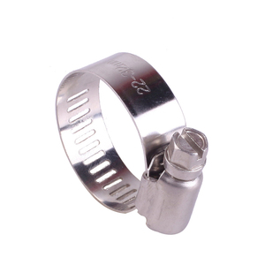 <span class=keywords><strong>Collier</strong></span> <span class=keywords><strong>de</strong></span> <span class=keywords><strong>serrage</strong></span> réglable en acier inoxydable <span class=keywords><strong>de</strong></span> 12.7mm, type américain - Product Image 1
